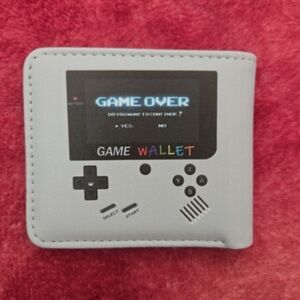 New Nintendo Gameboy Anime Manga Leather Wallet